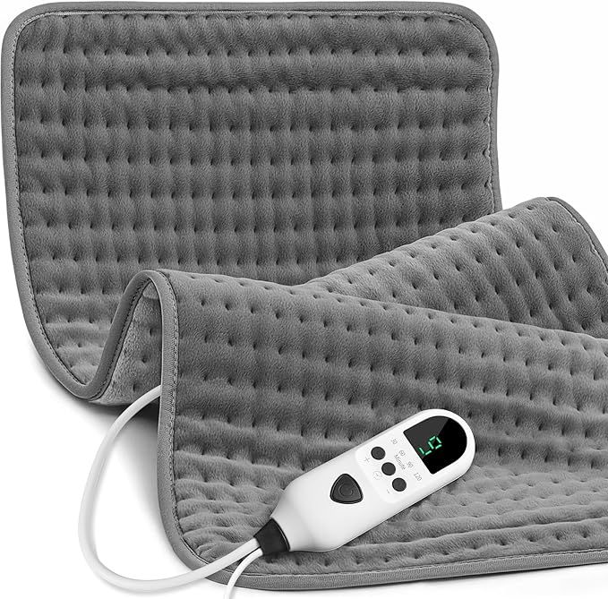 Heating Pad for Back 33"x17", Electric Heating Pads Large for Period Cramps Relief and Shoulder Pain, 9 Heat Settings, Machine Washable, Auto Shut Off, Birthday & Christmas Gifts for Women, Mom