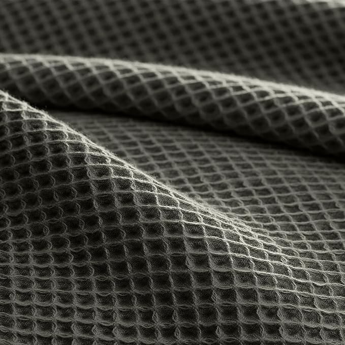BOLL & BRANCH Waffle Bed Blanket - Twin/Twin XL, Juniper - Luxury 100% Organic Cotton - Soft, Lightweight and Breathable - Textured Waffle Weave