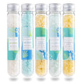 B.C. Beauty Concepts Aromatherapy Bath Salts- Epsom Salts for Soaking, Relaxing Bath Spa Set, Scented in Vanilla Almond, Shea Butter, Sweet Mint, Honey Rose, and Lavender, Relaxing Beach