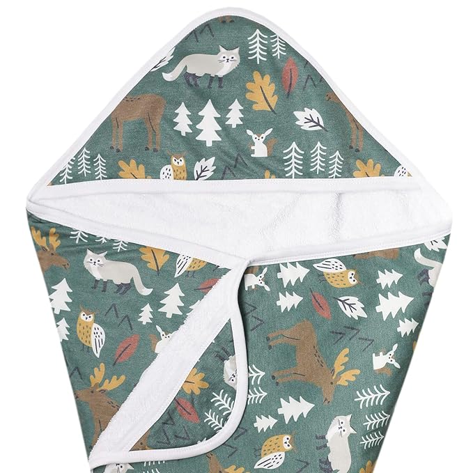 Copper Pearl Hooded Bath Towels Premium Knit/Terry Cloth Baby Towels with Hood, Pockets, and Cool Designs - Great to Gift and Make Bath Time Fun - Baby Bath Towel, Atwood