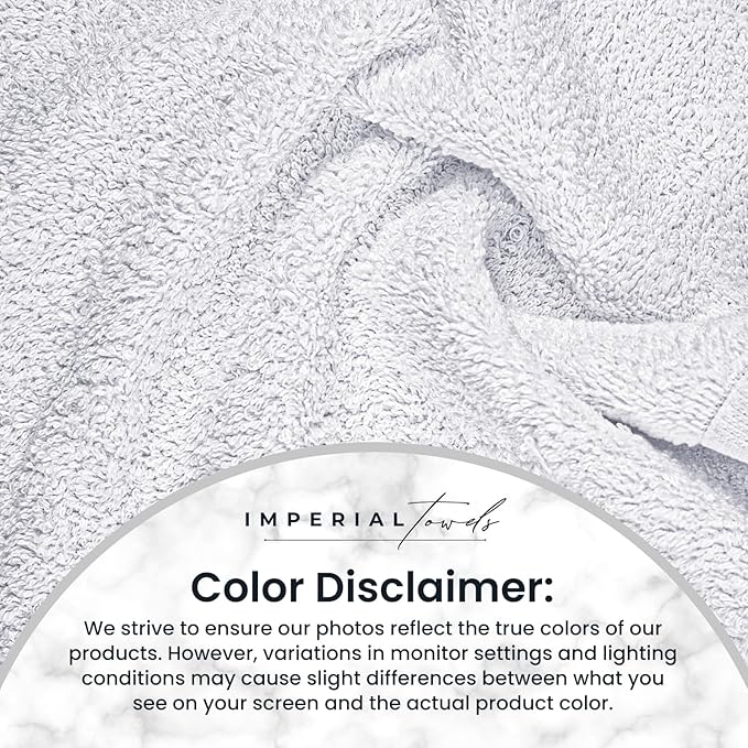Hand Towels (Pack of 24) White Economy Towels Salon Towels - 100% Cotton Spa Towel– 16 x 27 Inches Highly Absorbable, Facial, Gym, Hair Face Towels Bulk