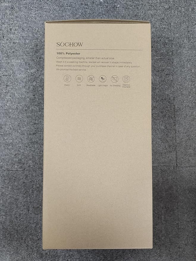 SOCHOW Sherpa Fleece Throw Blanket, Double-Sided Super Soft Luxurious Plush Blanket Twin Size, Classic Red, 60x80 inches