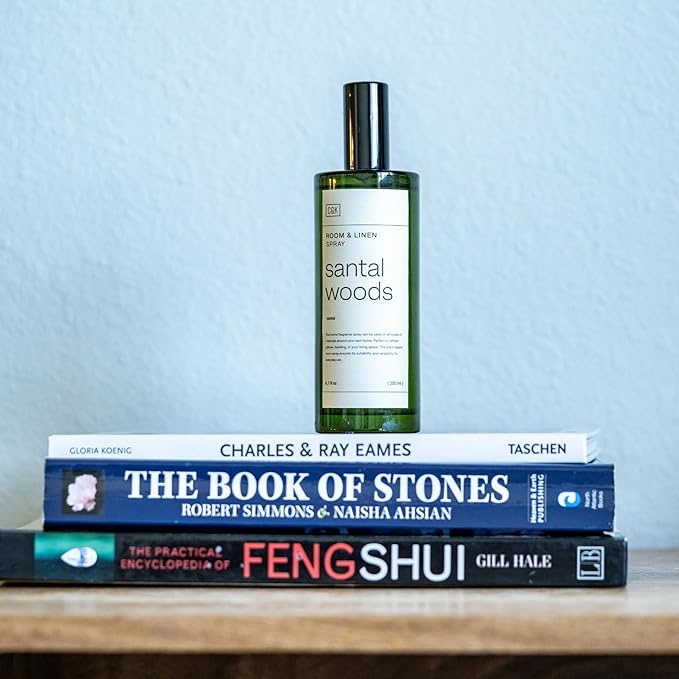 Craft & Kin Santal Woods Room Spray for Bedding, 6.76 oz, Pillow Spray, Long-Lasting Room Freshener, Soothing Aroma Mist for Home & Washroom