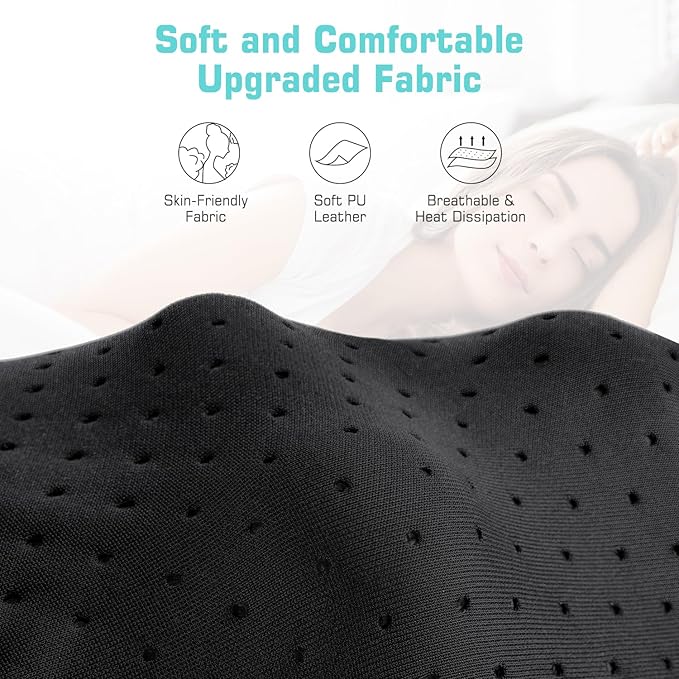 Shiatsu Neck and Back Massager with Heat, Electric Deep Tissue 4D Kneading Massage Pillow for Shoulder, Leg, Body Muscle Pain Relief - Best Gifts for Women Men Mom Dad