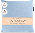 BADESOFA® Luxury Bath Pillow M - Lusciously Soft & Comfortable Tub Pillow for Bathtub - Washable & Quick-Drying Bath Back Pillow - Non-Slip Full Body Tub Pillow - Luxury Spa Cushion in Blue