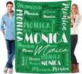 Name Blanket Personalized Blanket for Adult Kids Flannel Customize Throw Blanket Custom (Color 22, 50 x 60 Inches)