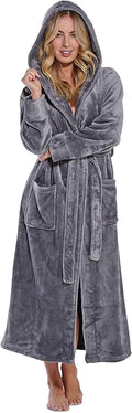 Turquaz Oversize Plush Robes For Women, Soft Warm Fleece Bathrobe for Women