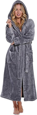 Turquaz Oversize Plush Robes For Women, Soft Warm Fleece Bathrobe for Women