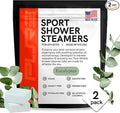 Sport Shower Steamers - Made in USA with Natural Eucalyptus Essential Oil, Aromatherapy, Stress and Sinus Relief, Muscle Recovery for Athletes, Best Christmas Stocking Stuffers for Runners