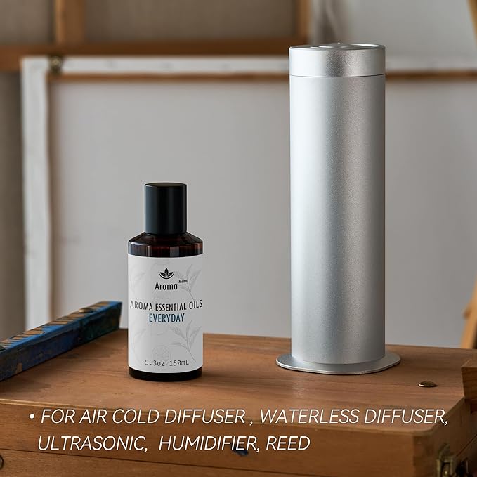 Hotel Scent Diffuser - Everyday Essential Oils for Scent Diffuser - Lemon, Lime,Citron, Guaiac Wood, Tea Leaves - Home Luxury Scents Aroma Fragrance for Home, Office