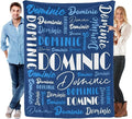 Name Blanket Personalized Blanket for Adult Kids Flannel Customize Throw Blanket Custom (Color 18, 30 x 40 Inches)