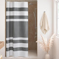 Madison Park Shower Curtain Spa Waffle Weave Stall Shower Curtain for Bathroom 3M Scotchgard Moisture Management, Spa Quality Modern Shower Curtains for Bathroom, Stall: 36x72'' Charcoal