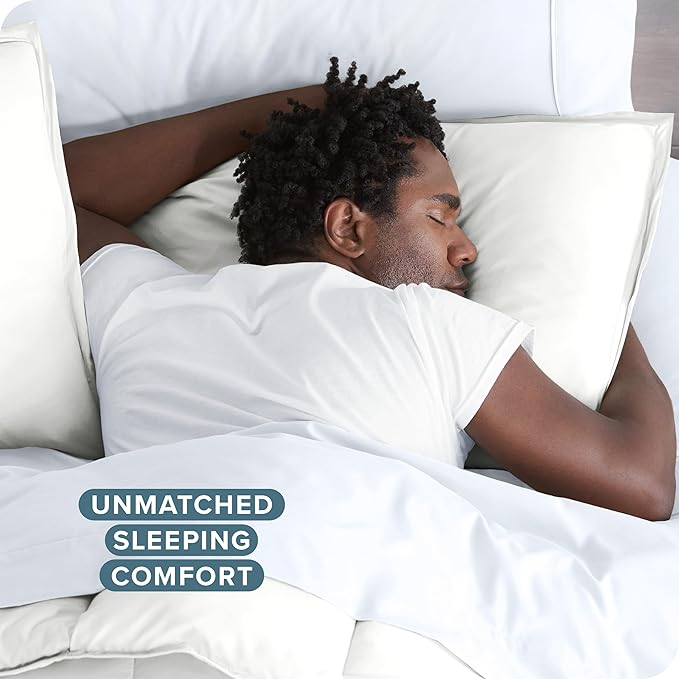 Bare Home Bedding Duvet Cover Extra Long Size - Premium 1800 Super Soft Collection - Lightweight, Cooling Duvet Cover - Soft Breathable Bedding (Twin/Twin XL, Cream)