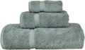 Luxury Hotel & Spa Quality Collection, Quick Dry 100% Turkish Cotton, 750+ GSM, Eco Friendly Towel Set, Bathroom and Kitchen Dobby Border Towels (3 Piece, Gray)