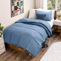 Bare Home Comforter Set - Twin/Twin Extra Long Size Ultra-Soft Goose Down Alternative Premium 1800 Series All Season Warmth (Twin/Twin XL, Coronet Blue)