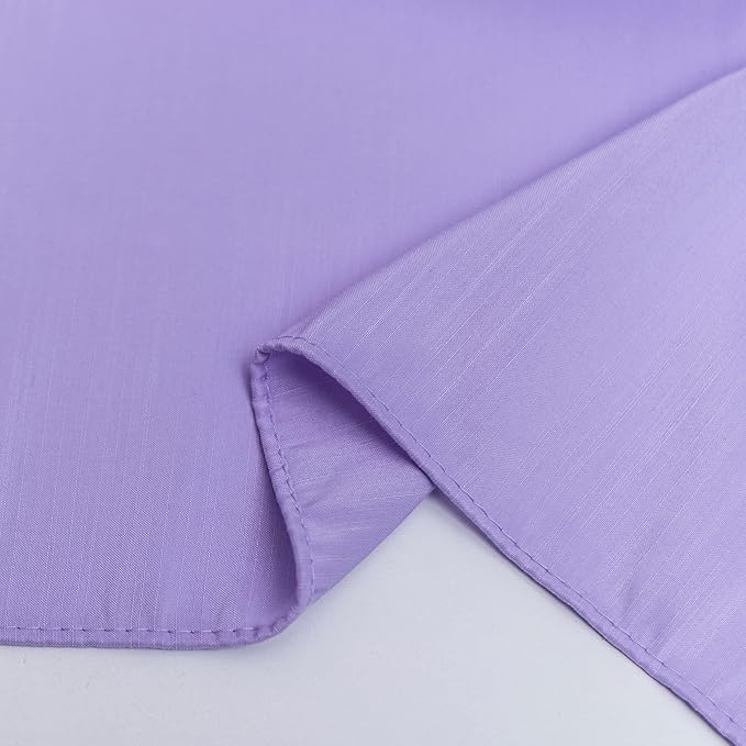 Biscaynebay Wrap Around Bed Skirts for Twin & Twin XL Beds 15" Drop, Lavender Adjustable Elastic Dust Ruffles Easy Fit Wrinkle & Fade Resistant Silky Luxurious Fabric Machine Washable