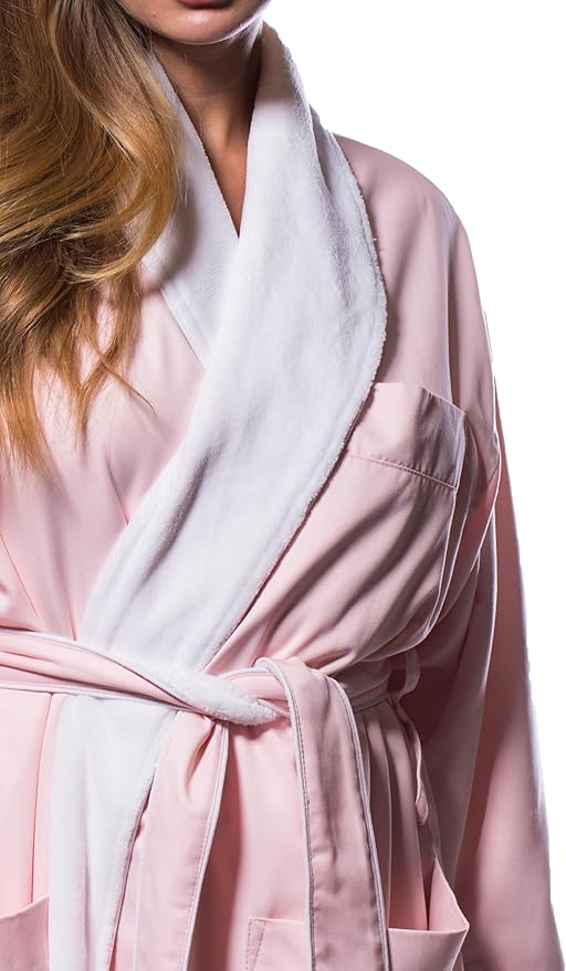 Turquaz Robes for Women - Luxury Plush Lined Bathrobe, 100% Polyester Microterry & Microfiber, Cozy & Elegant Womens Robe