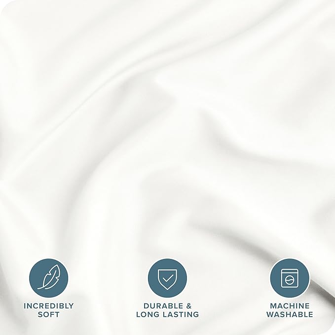 Bare Home Bedding Duvet Cover Extra Long Size - Premium 1800 Super Soft Collection - Lightweight, Cooling Duvet Cover - Soft Breathable Bedding (Twin/Twin XL, Cream)