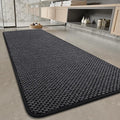 PADOOR-Bath Mat Runner-Super Absorbent Chenille Bathroom Mats-Rubber Backed Bath Mats for Bathroom Non Slip, Easy Clean Bathroom Runner Rugs Front of Bathtub,Shower Room,Sink-24×48