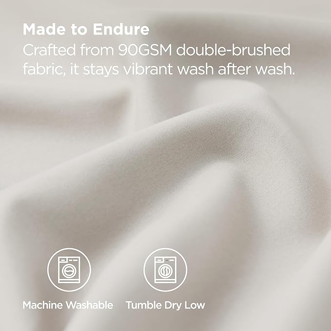 Bedsure Pillow Cases Standard Size Set of 2 - Brushed Microfiber Pillowcases, Super Soft Pillowcase, Pillow Case Covers with Envelope Closure, Wrinkle, Fade and Stain Resistant, Linen, 20x26 Inches