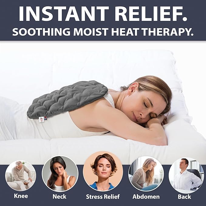 Core Products MicroBeads Moist Heat Therapy Microwave Pack - Large Heating Pad 11" X 14"
