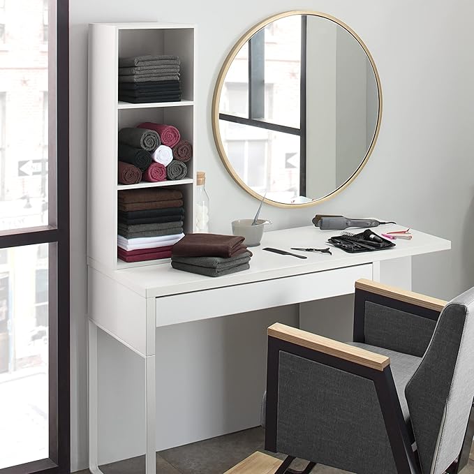 Arkwright Bleach Proof Salon Towels Bulk - Pack of 24 - Ultra Soft, Gentle Microfiber, Highly Absorbent & Quick Dry Spa Facial Towel for Hair Stylist, Nail Shop, and Esthetician, 16 x 27 in, White