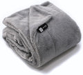Minky Designs Ash Gray Minky Blanket – Ultra Soft Faux Fur Throw Blanket for Couch, Bed & Home – Fluffy, Warm & Luxurious – Posh Collection (X-Large, 60x84)