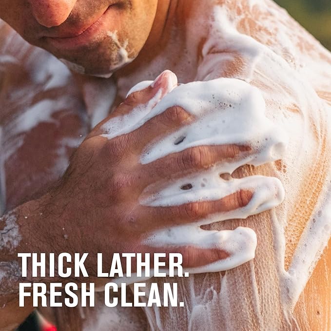 Every Man Jack Nourishing Amber + Sandalwood Mens Body Wash for All Skin Types - Cleanse, Nourish, and Hydrate Skin with Naturally Derived Coconut, Glycerin - 33.8 fl oz - 2 Bottles