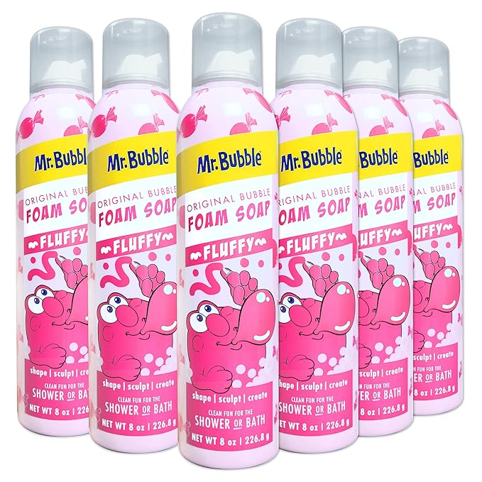 Mr. Bubble Original Foam Soap, Bubblegum Scent, 8 OZ, pack of 6