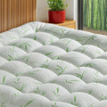 Mattress Topper King Size,Viscose Made from Bamboo Pillow Top Mattress Topper,1200 GSM Cooling Mattress Pad,2In Extra Thick Pillow Top for Back Pain with 8"-18" Deep Pocket(78"x80")