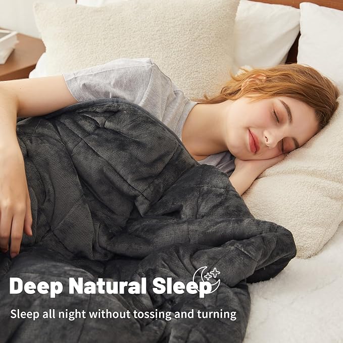 Weighted Blanket 25 lbs, 104x88 inches - Thick, Warm Heavy Blanket for Couple, Fluffy Sherpa Fleece for Bed, Soft, Fuzzy King Size