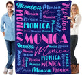 Name Blanket Personalized Blanket for Adult Kids Flannel Customize Throw Blanket Custom (Color 29, 30 x 40 Inches)