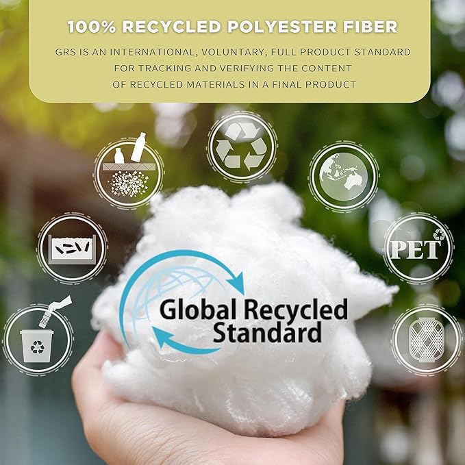 Farm To Home Luxury Comforter Organic Cotton All Season Fluffy Lightweight Down Alternative Machine Washable Comforter for Bedroom, Full/Queen