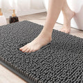 Amyracel Bathroom Rug Mat 30x48, Thick Soft Quick Dry Absorbent Chenille Bath Rug, Rubber Back Non Slip Machine Washable Bath Mat for Bathroom Shower Tub Floor
