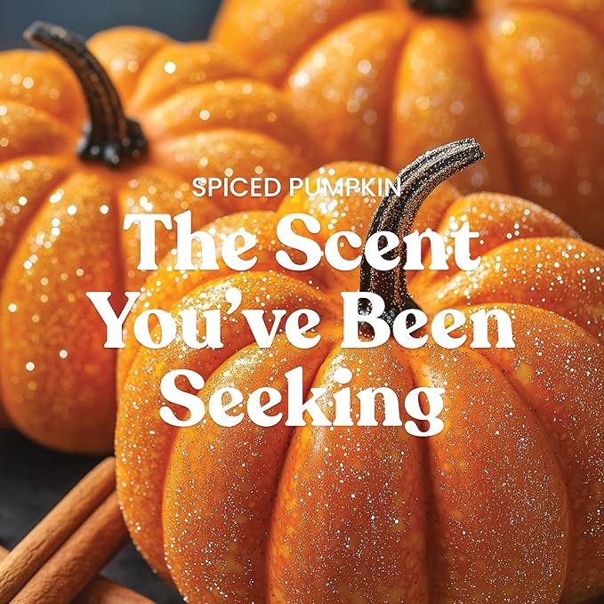 Yankee Candle Spiced Pumpkin, Fall Scented Candle, 22oz Large Jar with up to 150 Hour Burn Time