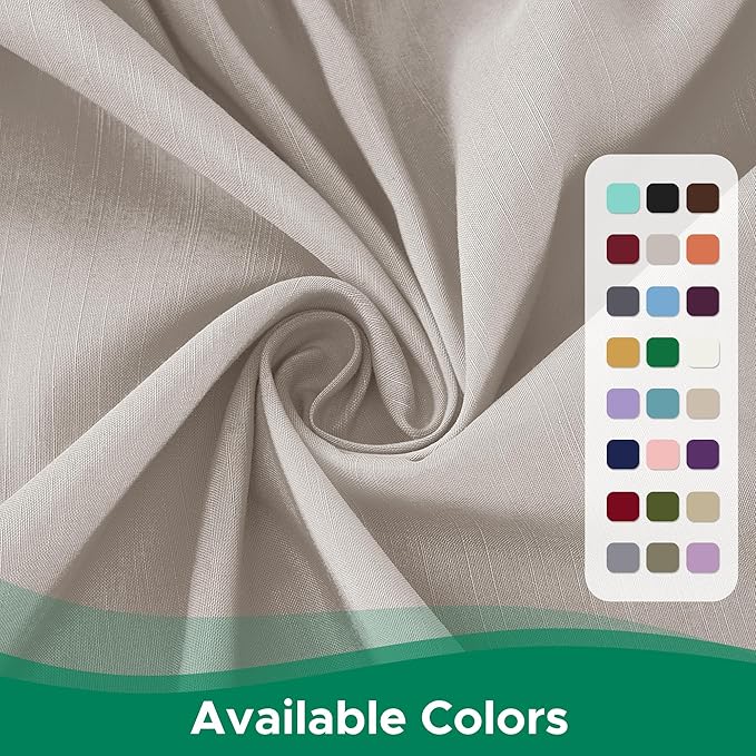 Biscaynebay Wrap Around Bed Skirts for King & Cal King Beds 14" Drop, Camel Grey Adjustable Elastic Dust Ruffles Easy Fit Wrinkle Resistant Silky Luxurious Fabric Machine Washable