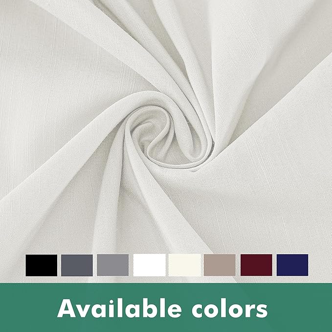 Biscaynebay Wrap Around Bed Skirts with Split Corners for Queen Beds 17" Drop, Ivory Elastic Dust Ruffles Adjustable Easy Fit Wrinkle & Fade Resistant Silky Luxurious Fabric Machine Washable