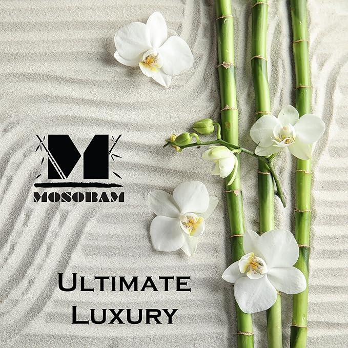 Mosobam Luxury Turkish 4pc Towel Set 30X58 16X30 Charcoal Gray (Dark Grey) 700 GSM Bamboo Viscose & Aegean Turkish Combed Cotton