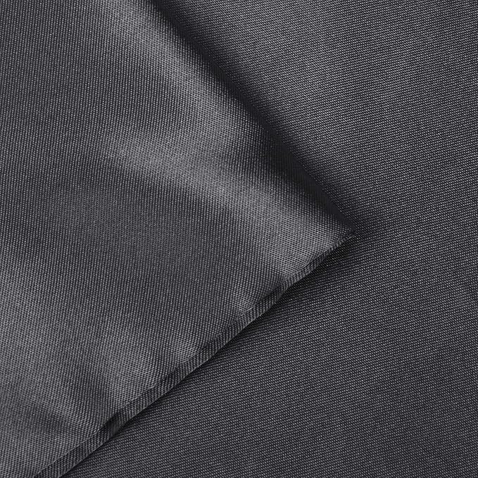 BEDELITE Satin Body Pillow Cover, Super Soft and Cooling Body Pillow Pillowcase for Hair and Skin, Breathable Silky Full Long Pillowcase Cover(20"x54", Black)