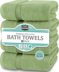 Utopia Towels 4 Pack Premium Bath Towels Set, 27 by 54 Inches, 100% Ring Spun Cotton 600GSM, Lightweight and Highly Absorbent Quick Drying Towels, Perfect for Daily Use, Sage Green