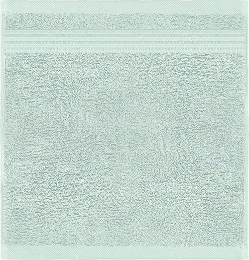 American Veteran Towel, 100% Cotton Turkish Washcloths for Bathroom Essentials 4 Pack, Soft Absorbent Wash Cloths Quick Drying Small Towels Washrags, Mint Green