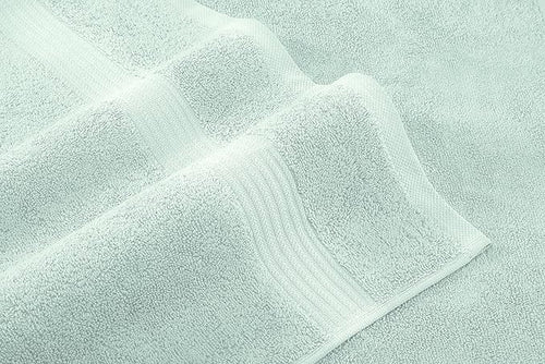 American Veteran Towel, 6 Piece Towel Set for Bathroom, 100% Cotton Turkish Bathroom Towels, 2 Bath Towels 2 Hand Towels 2 Washcloths, Mint