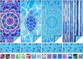 4 Pack Microfiber Thin Beach Towel Lightweight 71x32 Extra Large Sand Free Soft Towels Quick Dry for Travel Pool Yoga Gym Sports Beach Accessories Vacation Essential Gift