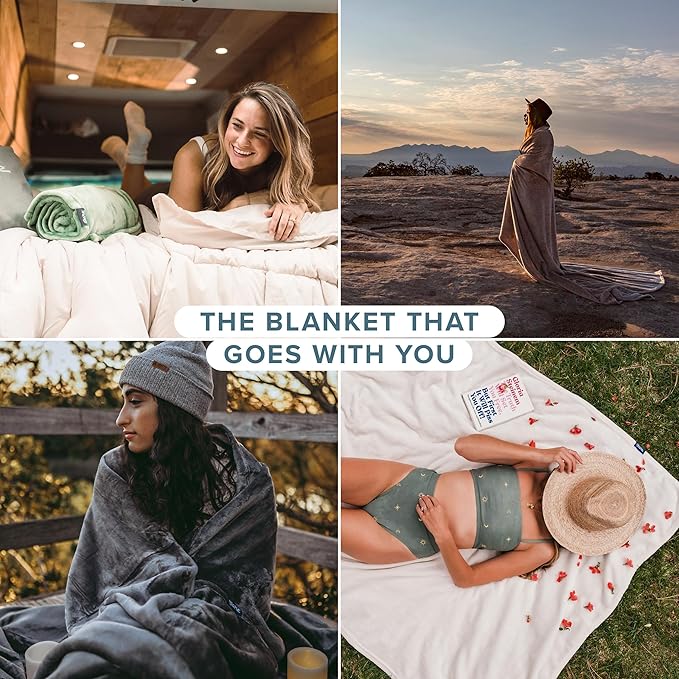 Bare Home Fleece Blanket - Kid Size - Ultra-Soft Lightweight for Bed, Sofa, and Couch - Luxury Microplush - Cozy Warm Blanket (Kid, Grey)