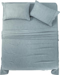 Utopia Bedding Queen Sheet Set – 4 Piece Bed Sheets for Queen Size Bed, Soft and Breathable Microfiber, Includes 1 Fitted Sheet, 1 Flat Sheet and 2 Pillowcases (Heather Grey)
