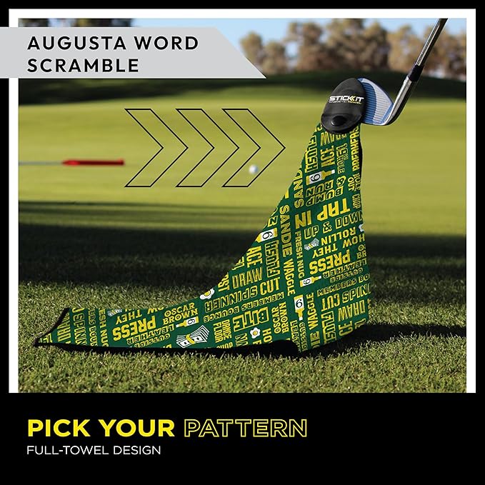STICKIT Magnetic Towel – Augusta Word Scramble