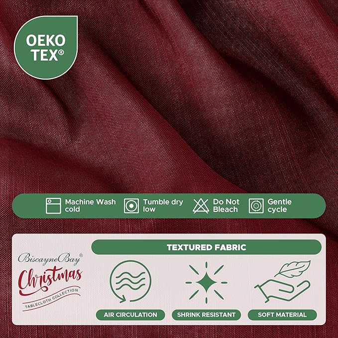 Biscaynebay Wrap Around Bed Skirts for Twin & Twin XL Beds Short Drop of 12", Burgundy Adjustable Elastic Dust Ruffles Easy Fit Wrinkle Resistant Silky Luxurious Fabric Machine Washable