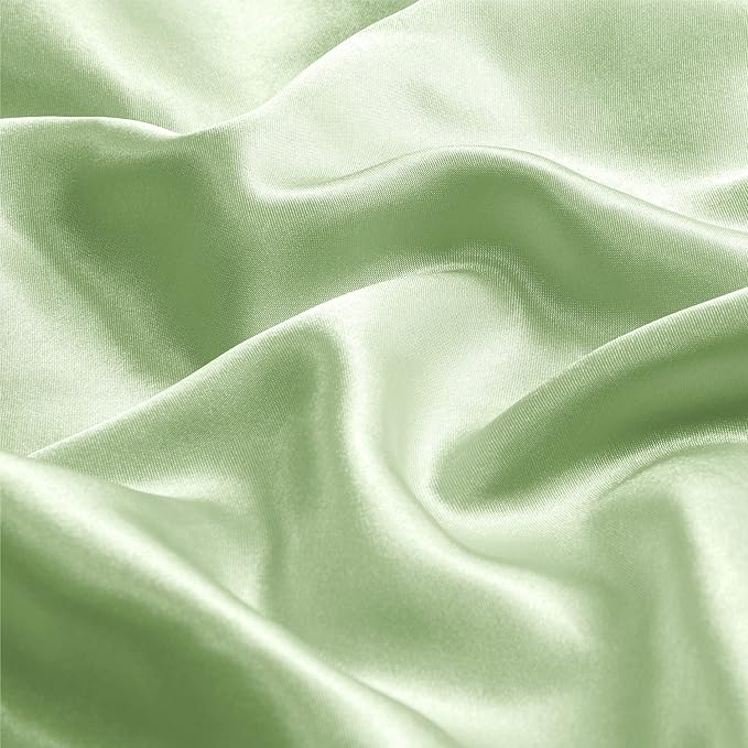 BEDELITE Satin Body Pillow Cover 2 Pack, Super Soft and Cooling Body Pillow Pillowcase for Hair and Skin, Breathable Silky Full Long Pillowcase Cover(20"x54", Gleam)