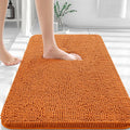 OLANLY Bathroom Rugs 30x20, Extra Soft Absorbent Chenille Bath Rugs, Rubber Backing Quick Dry, Machine Washable Bath Mats for Bathroom Floor, Tub and Shower, Home Decor Accessories, Clay