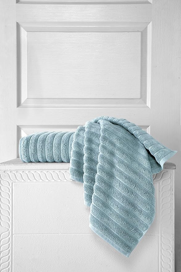Classic Turkish Towels CTT Premium 2 Pack Bath Towels Set, Made with 100% Turkish Cotton, Spa & Hotel, Quick Drying Towels, Absorbent & Comfy | 27"x54" (Spa Green)